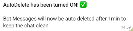 Telegram Autodelete Chat Bot