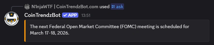AI chatbot example on Discord