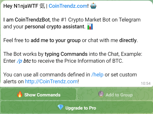 Telegram Start Bot